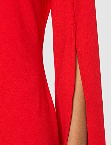 Marca Amazon - find. Vestido Mujer, Rojo (Racing Red), 38, Label: S