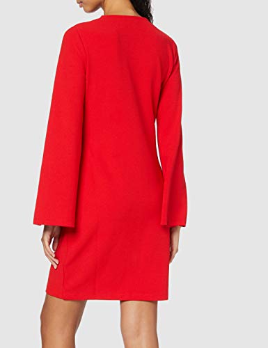 Marca Amazon - find. Vestido Mujer, Rojo (Racing Red), 38, Label: S