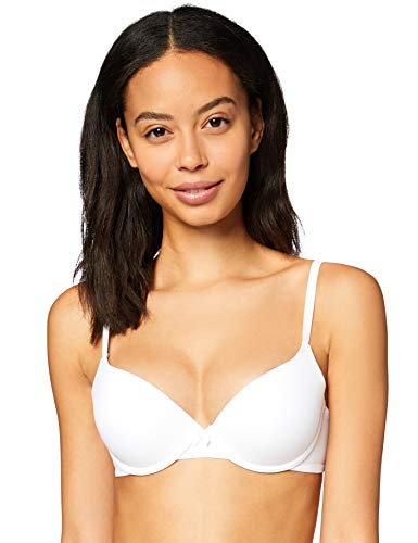 Marca Amazon - IRIS & LILLY BLIC004 sujetadores push up, Blanco (White), 100C (Talla del fabricante: 38C)