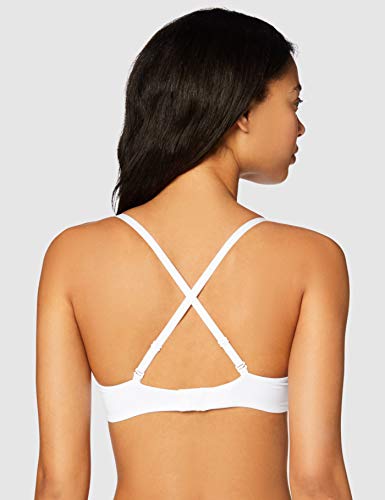 Marca Amazon - IRIS & LILLY BLIC004 sujetadores push up, Blanco (White), 100C (Talla del fabricante: 38C)