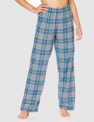 Marca Amazon - IRIS & LILLY Pijama de Modal Mujer, Azul (Navy&Teal), L, Label: L