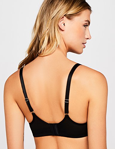 Marca Amazon - IRIS & LILLY Sujetador de Lactancia con Encaje Mujer, Pack de 2, Negro (Black), S, Label: S