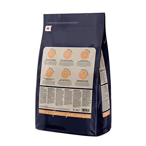 Marca Amazon - Lifelong Alimento seco completo para perros de razas pequeñas con pollo fresco, receta sin cereales - 3kg