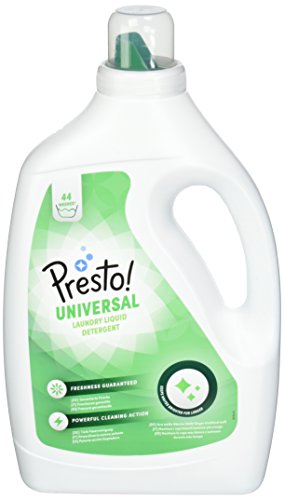 Marca Amazon - Presto! Detergente universal líquido, 176 lavados (1 paquete con 4 unidades, 44 cada uno)