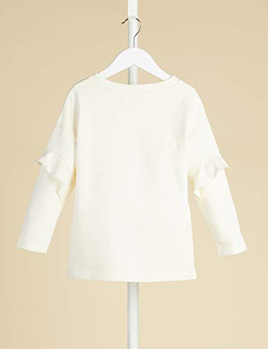 Marca Amazon - RED WAGON Rwg-049 - sudadera Niñas, Marfil (Multicolour), 140, Label:10 Years