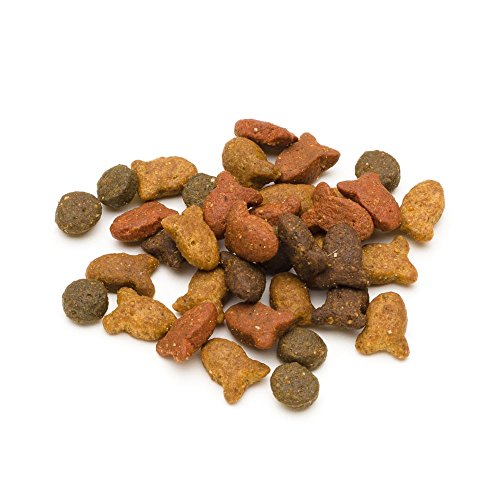 Marca Amazon - Solimo - Alimento seco completo para gatos adultos con salmón, atún y verduras, 1 Pack de 3 kg