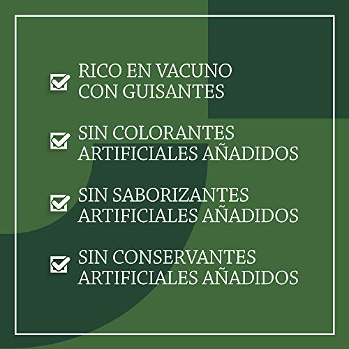 Marca Amazon - Solimo - Alimento seco completo para perro adulto rico en vacuno con guisantes, 1 Pack de 20 kg