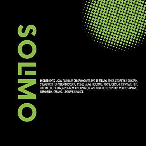 Marca Amazon - Solimo MEN Roll-On antitranspirante para hombre, protección activa invisible, perfume fresco, paquete de 6 (6 x 50 ml)