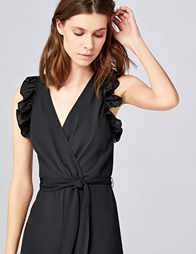 Marca Amazon - Truth & Fable Mono Mujer, Negro (BLACK BLACK), 38, Label: S