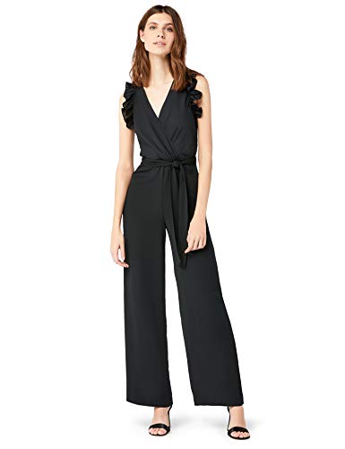 Marca Amazon - Truth & Fable Mono Mujer, Negro (BLACK BLACK), 38, Label: S