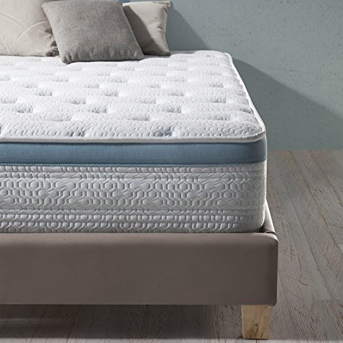 marckonfort Colchón Visco-Gel Feran Ice 90x190 cm, 22 cm Altura con 1 cm de Visco-Gel de 65 kg/m3 + Independencia de lechos + Firmeza: Media + Extremadamente Durable