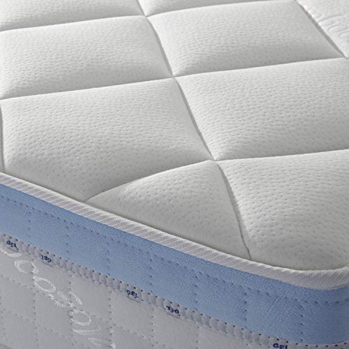 marckonfort Colchón Viscoelástico Gel Active 90 x 190 x 25 cm, 1 cm de Visc-Gel de 65 kg/m3 + Independencia de lechos + Firmeza: Media + Extremadamente Durable