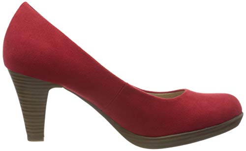Marco Tozzi 2-2-22411-34, Zapatos de Tacón para Mujer, Rojo (Red 500), 38 EU