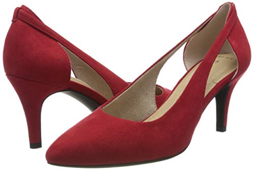 MARCO TOZZI 2-2-22444-24, Zapatos de tacón con Punta Cerrada para Mujer, Rojo Red 500, 37 EU