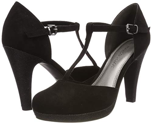 Marco Tozzi 2-2-24402-22, Zapatos de Tacón para Mujer, Negro (Black Comb 098), 37 EU