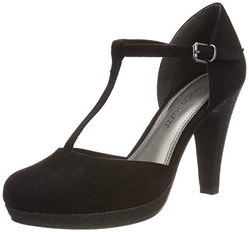 Marco Tozzi 2-2-24402-22, Zapatos de Tacón para Mujer, Negro (Black Comb 098), 37 EU