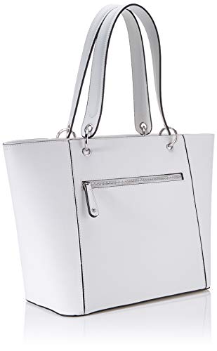 Marco Tozzi 2-2-61024-24 - Bolso con correa de mano de Sintético Mujer, color Blanco, talla 15x26x42 cm (B x H x T)