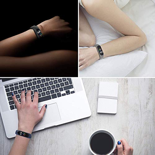 Mardozon Correa para Xiaomi Mi Band 3/4 Pulseras Reloj Coloridos Silicona Banda Reemplazo para Mi Band 3 Compatible con Mi Smart Band 4
