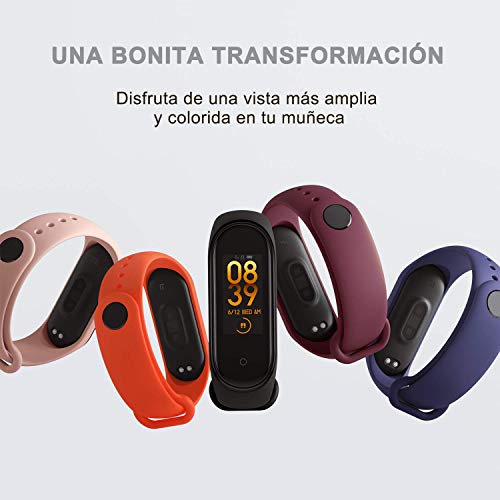 Mardozon Correa para Xiaomi Mi Band 3/4 Pulseras Reloj Coloridos Silicona Banda Reemplazo para Mi Band 3 Compatible con Mi Smart Band 4