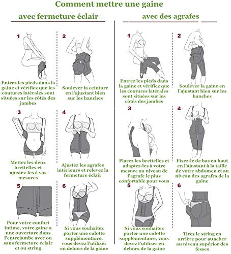 MARIAE Faja Moldeadora Postquirúrgica Postparto Compresión Alta Faja Colombiana 9235 (S, Negra)