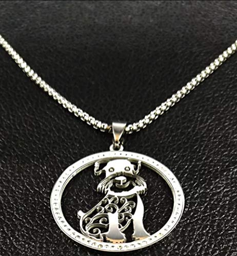 Marni’s - Collar Mujer Perrito Schnauzer - Regalos Originales para Mujer - Colgante Mujer Cadena Larga - Regalo Madres, Regalos para Amigas Originales - Joyas Mujer (Schnauzer)