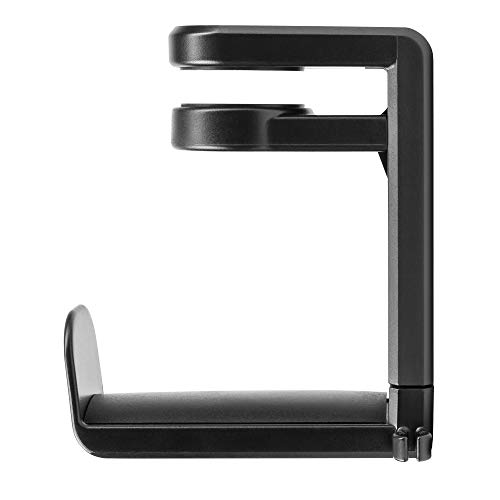 Mars Gaming MHH, Soporte de Auriculares Tipo Pinza, Ajustable, Rotación 360º