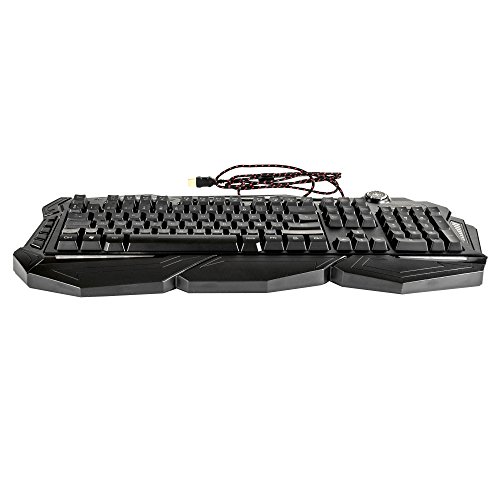 Mars Gaming MK3, teclado híbrido-mecánico gaming, español para PC, USB, negro