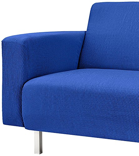 Martina Home Tunez - Funda elástica para sofá, Azul Electrico, 3 Plazas (180-240 cm)