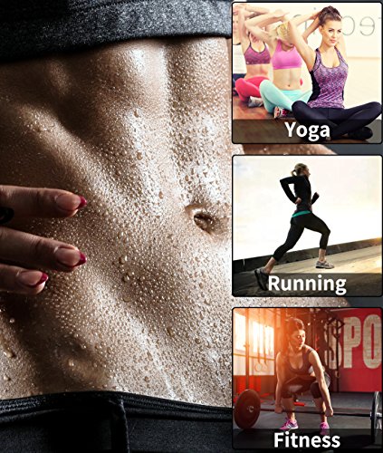 Martiount Pantalones Sauna para Mujer Pantalones de Neopreno Térmicos de Adelgazamiento Pantalon Sauna Reductora Adelgazar Push Up High Waist Thigh Tummy Fat Burner Deporte Yoga Running 2XL