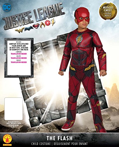 Marvel - Disfraz de Flash calidad Premium para niños, infantil 3-4 años (Rubie's 630977-S)
