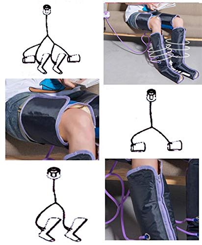 Masajeador de aire para piernas y pies y calentador de rodilla, pie eléctrico Rodillera de pie, alivio del dolor de rodilla Artrosis Artritis reumatoide para el cuidado de la rodilla