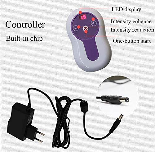 Masajeador de aire para piernas y pies y calentador de rodilla, pie eléctrico Rodillera de pie, alivio del dolor de rodilla Artrosis Artritis reumatoide para el cuidado de la rodilla