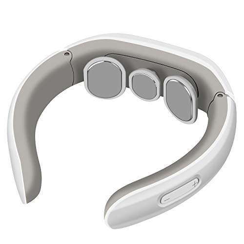 Masajeador de cuello, Masajeador de cuello de pulso eléctrico, Masaje de cuello de tejido profundo inalámbrico para el dolor muscular cervical Alivio de la fatiga rígida