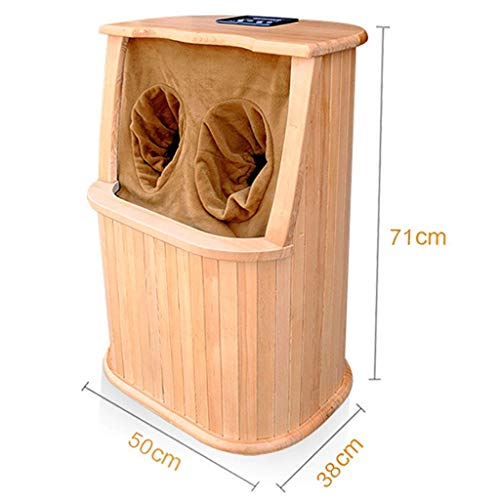 Masajeador de piernas, baño de pies Barril Masaje de Cubo de Vapor casero Infrarrojo lejano Baño de pies Salud Barril Masajeadores de pies Caja de Vapor Sauna (Tamaño: 500 * 380 * 710 mm)