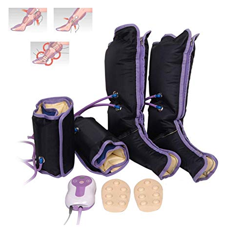 Masajeador de piernas eléctrico, compresor de aire, circulación, envoltura de piernas para terapia de tobillo y pantorrilla
