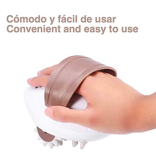 Masajeador eléctrico anticelulitico aparato de masaje corporal para combatir la celulitis piel de naranja y elasticidad en glúteos, abdomen, caderas, piernas; brazos; efecto drenante; relajante