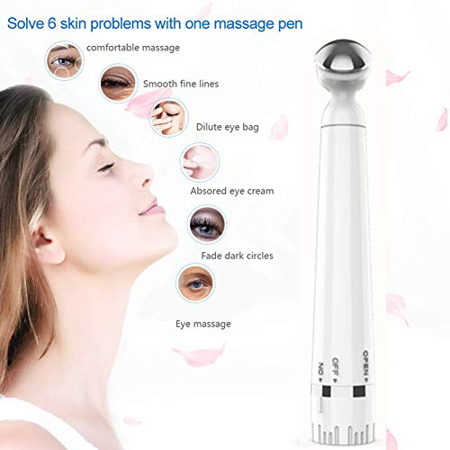 Masajeador para los ojos, masajeador electrónico para ojos antiojeras, antiarrugas, antiedad, para hombre y mujer