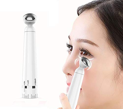 Masajeador para los ojos, masajeador electrónico para ojos antiojeras, antiarrugas, antiedad, para hombre y mujer