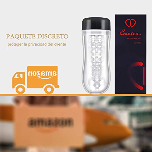 Masajeador Portatil con Material Seguro y Suave,Desmontable,Transparente y Negro