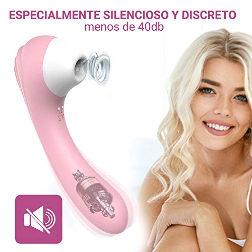 Masajeador portátil de silicona, impermeable, diferentes modos de frecuencia.