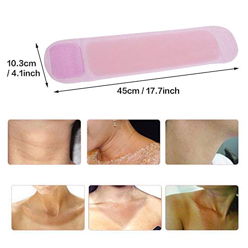 Máscara de cuello para spa, mascarilla hidratante y antiarrugas Antiarrugas para el Cuello, ¡Reutilizable, ¡Para un cuello más liso y libre de arrugas