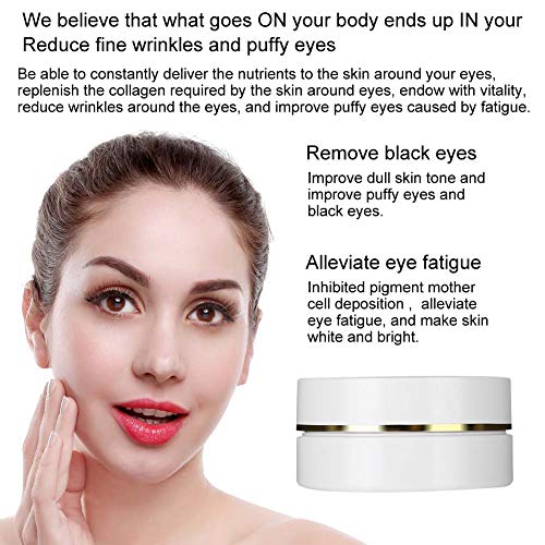 Máscara de Ojo 60pcs, Parche en el Ojo, Mascarilla de colágeno, almohadillas de contorno de ojos para anti-arrugas y anti-edad, bolsas reducidas, círculos oscuros e hinchazón