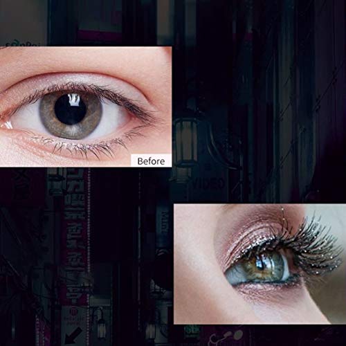 Máscara de pestañas triturada Sin ingredientes irritantes Bushy Slim Gloss Hipoalergénico Impermeable Resistente al sudor No florece - Astilla