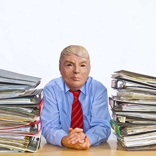 MASCARELLO Mascarío Donald Trump Mascara de látex Famosas presidenciales de Estados Unidos máscaras de Fiesta Hombres Disfraces de Halloween