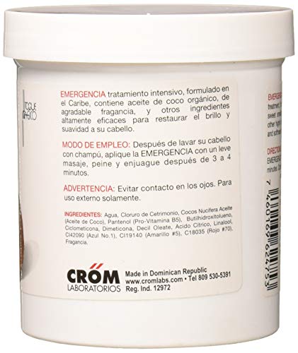 Mascarilla De Aceite De Coco Toque Magico Emergencia 453ML – Tratamiento Para Las Puntas Abiertas Enriquecido