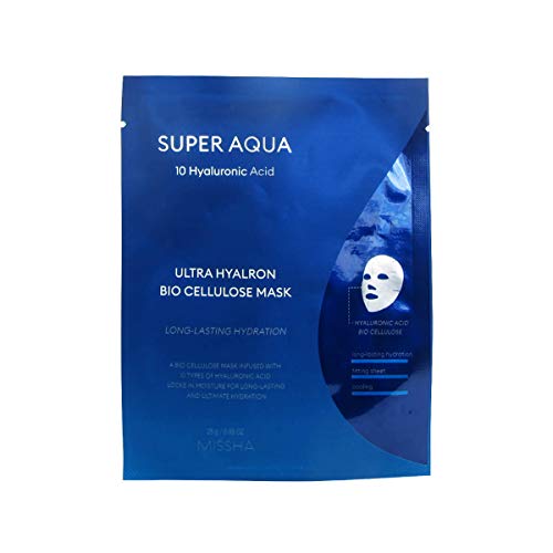 Mascarilla Missha Super Aqua Ultra Hyalron Bio Celulosa 25g