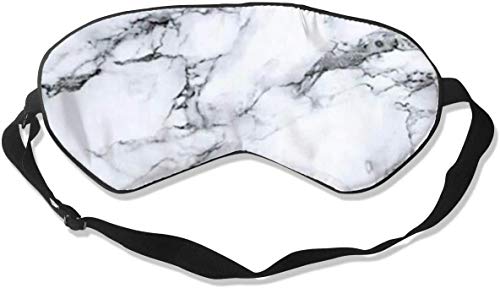 Mascarilla para dormir, diseño de baldosas de granito orgánico impresas, con correa para la cabeza, ajustable, para mujeres, hombres, para dormir, viajar, siesta