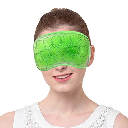 Maschera per gli occhi caldi e freddi - Reutilizable - Ideal para blefaritis,edema de bolsas oculares,ojos hinchados,ojeras,resacas,etc.