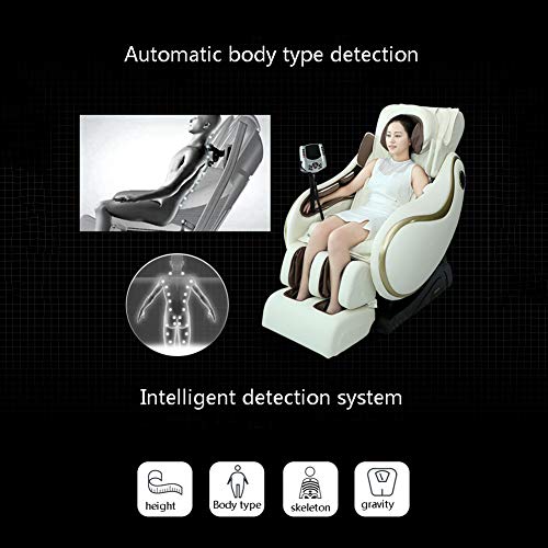 Massage chair F9 Sillón de Masaje 4D, Gravedad Cero, Sistema de Calor,White