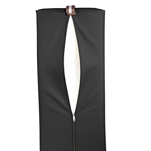 Master Massage - Almohada semiredonda (23 cm, tamaño grande), color negro